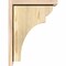 Ekena Millwork Yorktown Rough Sawn Corbel w/Backplate, Douglas Fir, 8"W x 12"D x 16"H COR08X12X16YOR01RDF - alternate 2
